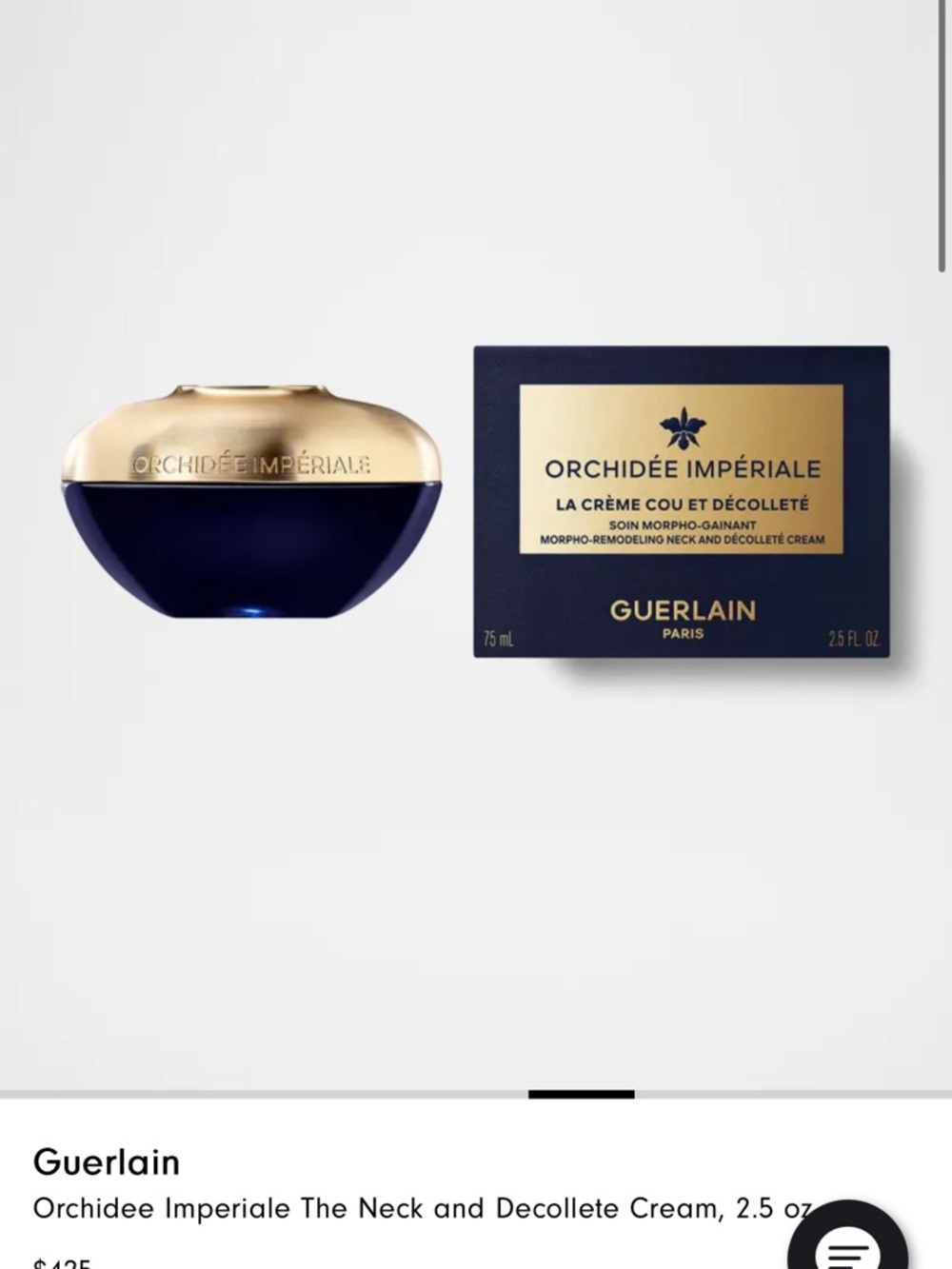 GUERLAIN Orchidee Imperiale Neck & Decollete Cream - Gold and Deep Blue